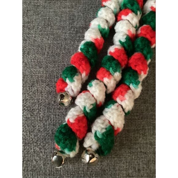 Vintage Crochet Christmas Door Hanger Set - Picture 6 of 6